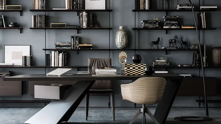 modern automated home office design